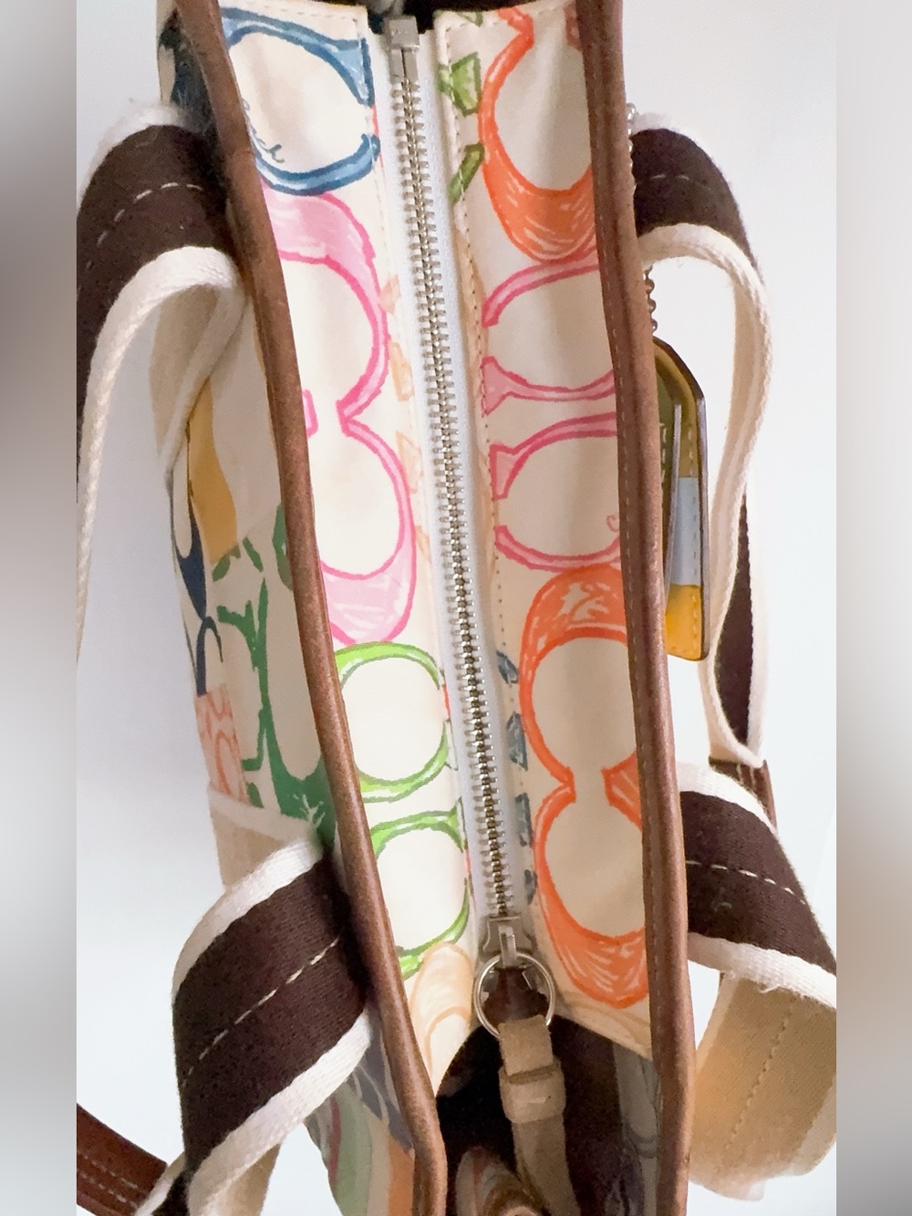 Coach Purse Vintage Hamptons Weekend Patchwork - Picture 7 of 14